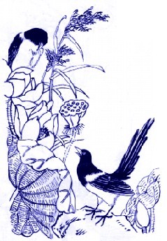 中國青花瓷傳統(tǒng)圖案寓意全集